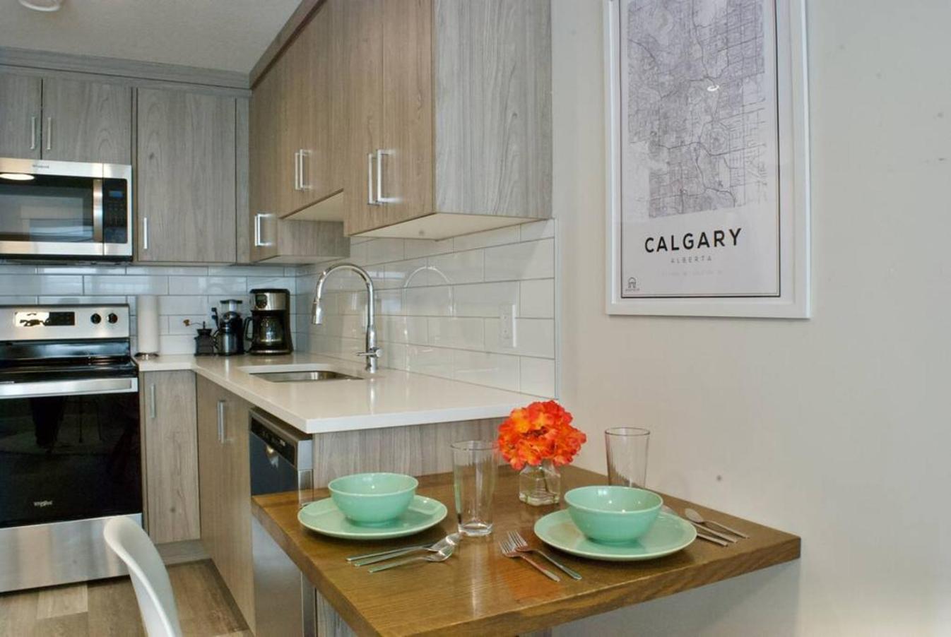 Contemporary 1br Full Kitchen Smarttv Apartment *